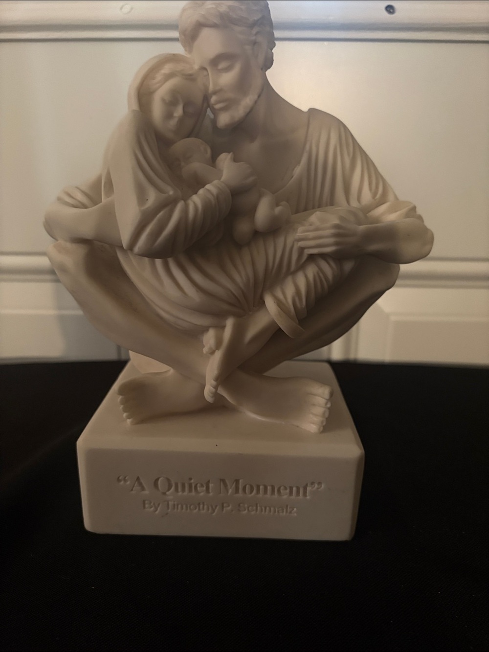 'A Quiet Moment' White Home Art Sculpture. By Timothy P. Schmalz